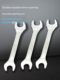 Shangjiang Mirror Double-Headed Wrench Double-Headed Wrench Auto Repair Hardware Tool Opening Wrench Dual-Use Wrench
