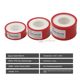 Delixi sealed raw material belt 12mm high density high temperature resistant and waterproof 25mm polytetrafluoroethylene raw material belt 19mm