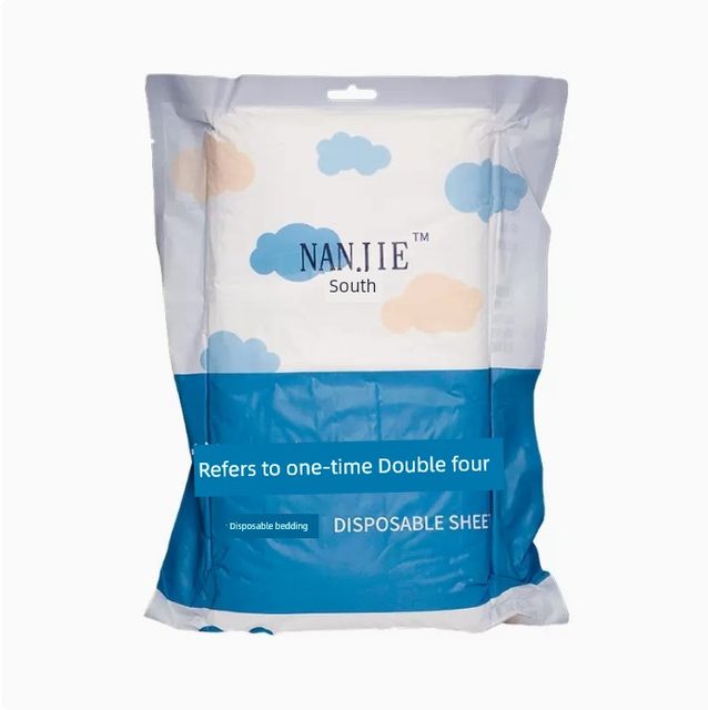 Hotel disposable bed sheets, quilt covers, pillowcases, four-piece sets, travel, trip, trip, thickened bedding, dirty, portable