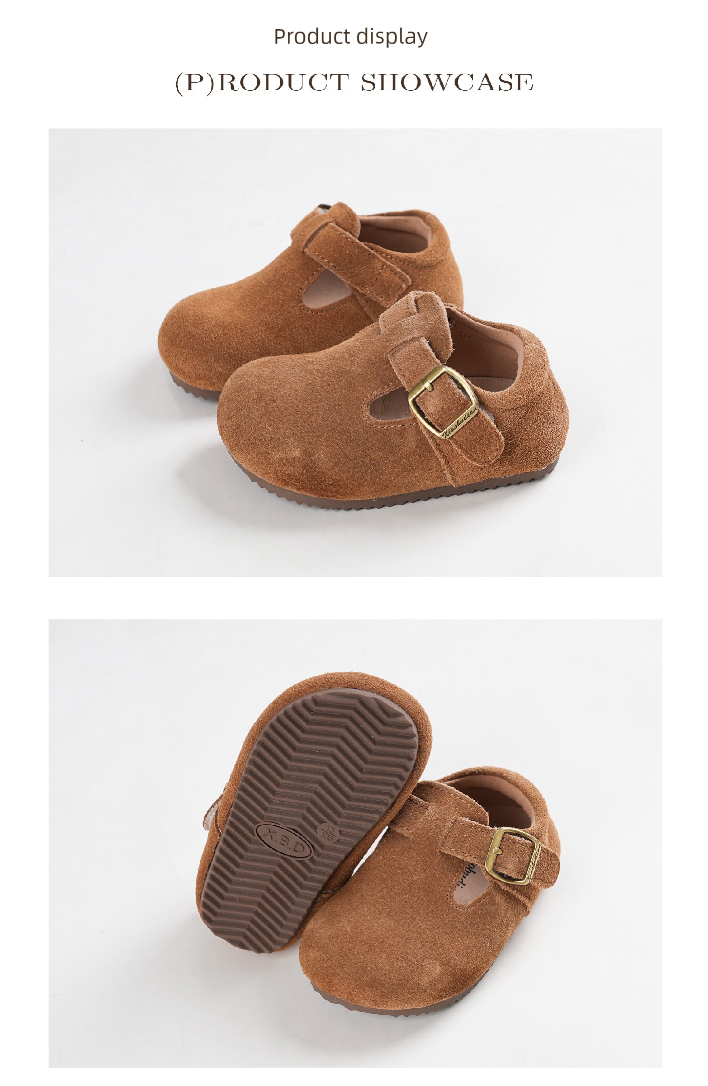 Little Steps Girls' Birkenstock-Style Shoes Autumn Children's Leather Shoes Baby Soft Sole Walking Shoes Non-Slip Girls' Shoes Boys' Shoes — 15
