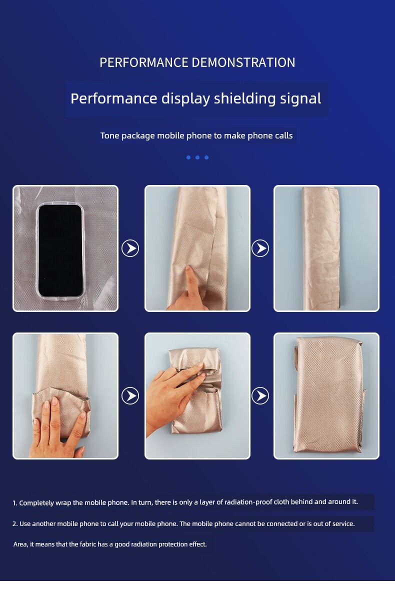 Anti-Electromagnetic Radiation Cloth Radiation Protection Block Cloth Anti-Radiation Fabrics Shielding Curtain Electrical Cover Protection against — 11