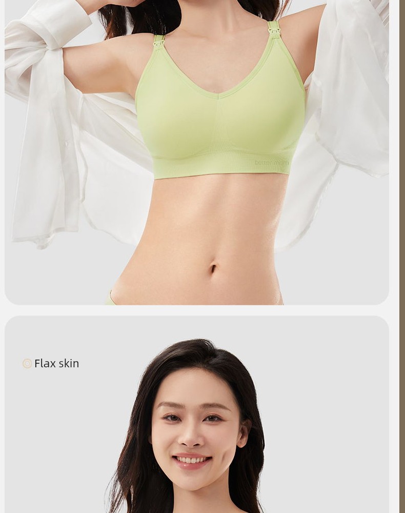 October Crystalline Nursing Postpartum Spring and Autumn Bra Pregnant Women — 29