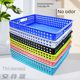 10-pack file frame accounting financial voucher storage basket bill basket office desk file blue plastic box multi-functional sorting data basket desktop supplies official documents basket a4 storage rack frame