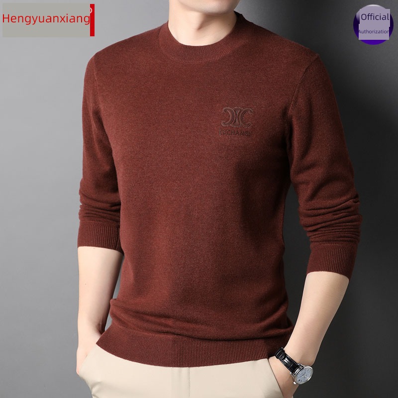 hyz  Half high collar Cashmere Condom man sweater