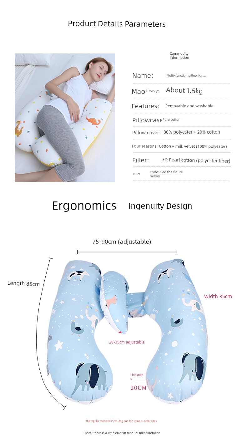 Mommytime Pregnancy Pillow Waist Support Pillow Belly Support Bolster U Essential for Pregnant Women Handy Gadget Pregnant Women Side Pillow Pregnant — 17