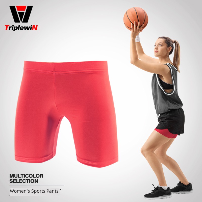 Lay a foundation Bodybuilding elastic force protect Polychromatic shorts yoga