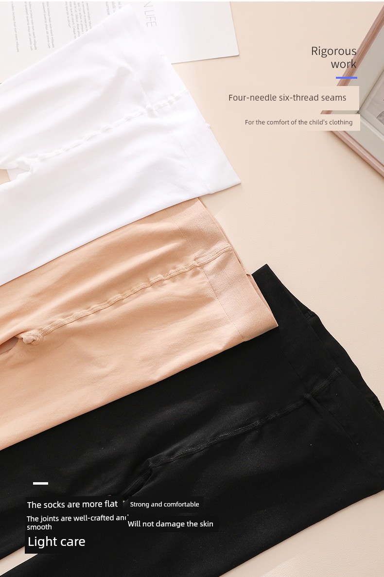 Fleece-lined Thickened Leggings White Spring & Fall Dance Pantyhose — 5