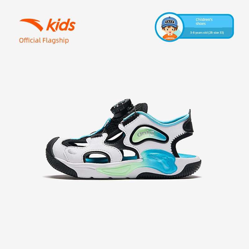 Anta Children's Jellyfish Water Trail Sandals 2026 Summer Boys' Non-Slip Baby Beach Shoes Sports Sandals — 2