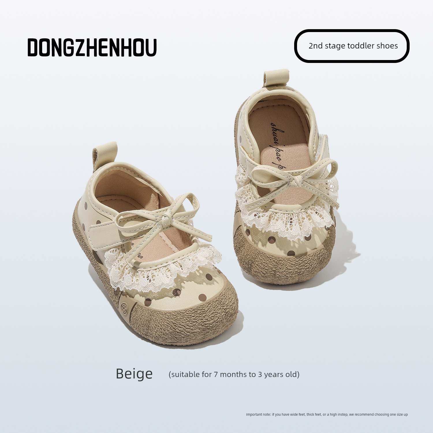 Dongzhen Monkey Girl Baby Princess Shoes Soft Sole Cute Cartoon Style Children's Shoes Lightweight Breathable Girls' Soft Sole Toddler Shoes — 8