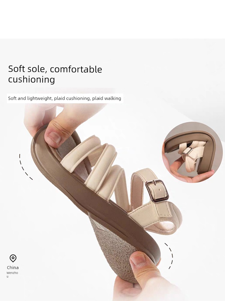 Children's Sandals 2026 Summer New Style Princess Shoes Soft-Soled Beach Sandals for Older Kidsren and Kidsren's Non-Slip Sandals for Girls — 5