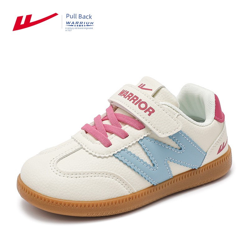 Warrior Girls' Shoes, Super Stylish, 2026 New Autumn Model, Children's German Training Shoes, Leather Surface, Waterproof, Trendy Sports Shoes — 8