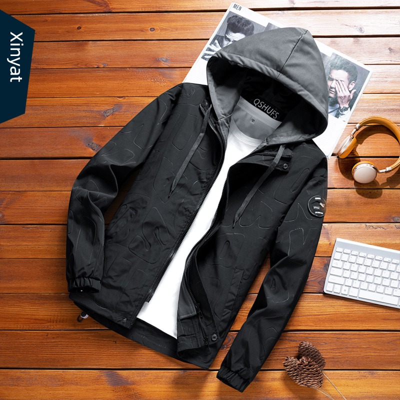 Chaopai Spring and Autumn Fake two the fat man loose coat