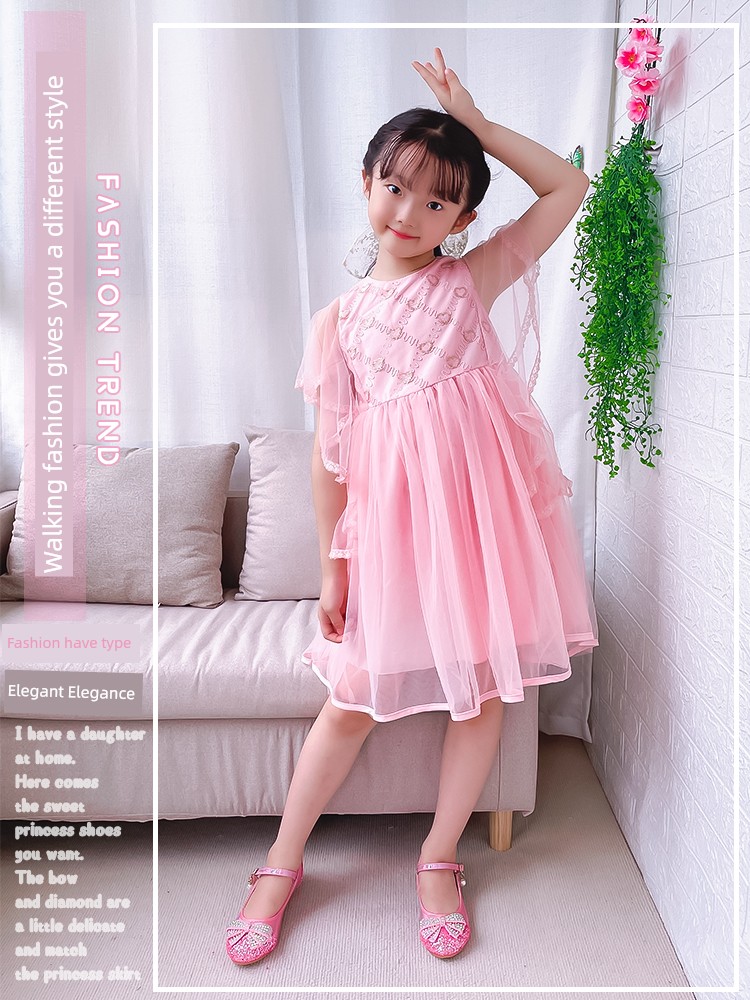 High Heel Elsa New Arrival Dance Children's Leather Shoes — 7