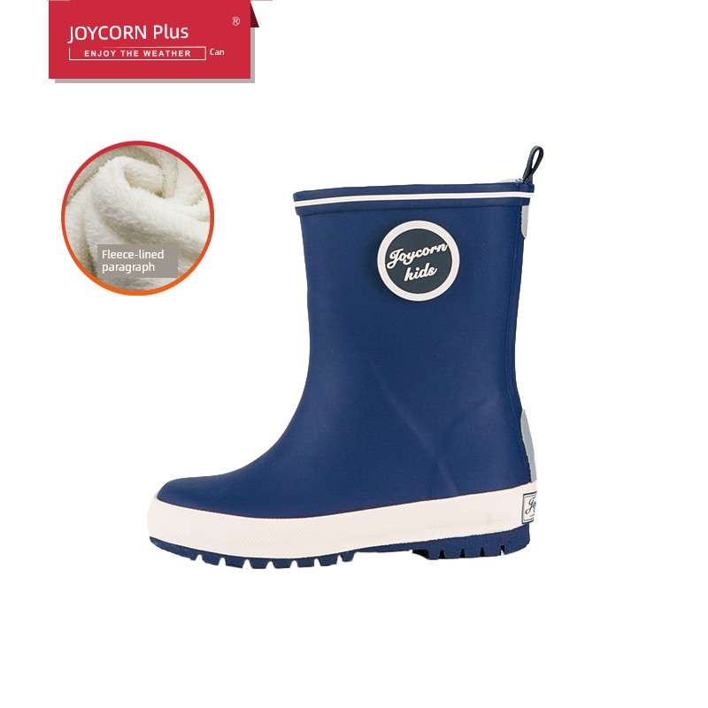Joycorn plus Rain Boots Baby Rain Boots Waterproof Boys' and Girls' Rubber Shoes Children's Non-Slip Water Shoes Outdoor — 4