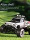 Children's birthday gift mini bigfoot police car alloy remote control off-road car room boy 3 to 6 years old toys