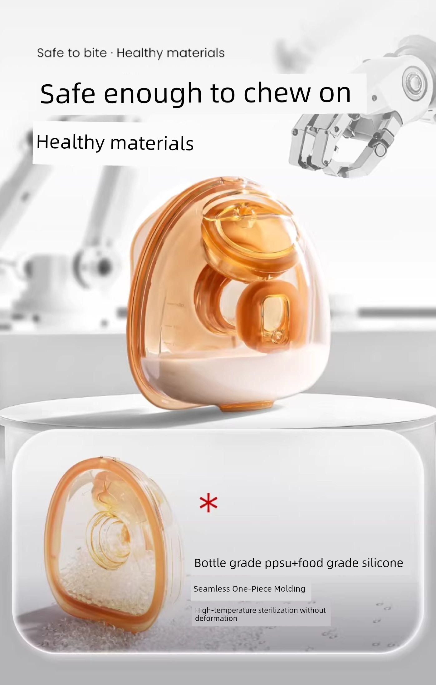 [Unlock New Breast Pumping Positions] Xinbei Hands-Free Three-Way Suction Type Suitable for 8782/8132 Suction Accessories — 4