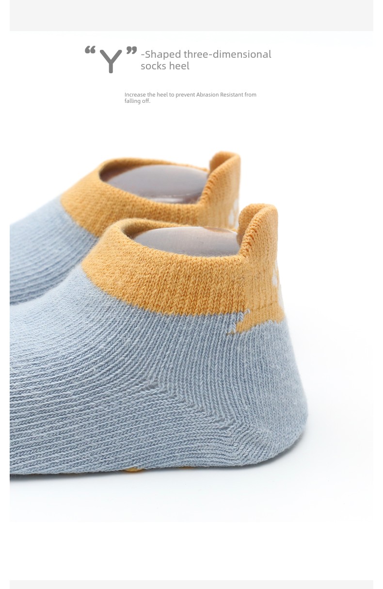 Baby Socks Spring and Autumn Pure Cotton Thin 6-December Baby Indoor Cartoon Toddler Non-Slip Socks Children's Floor Socks — 11