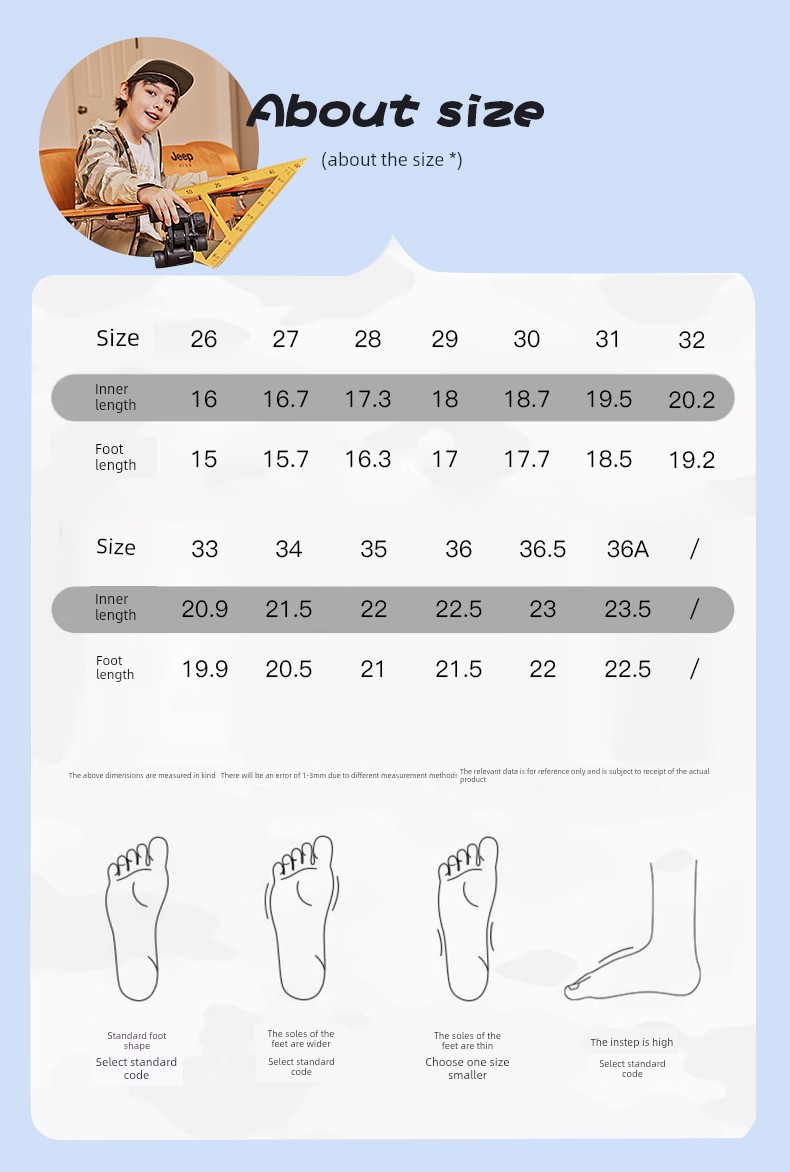 Jeep Children's Closed-Toe Sandals for Boys, Summer Water Shoes, 2026 New Model, Suxi Shoes for Girls, Non-Slip Beach Shoes — 11
