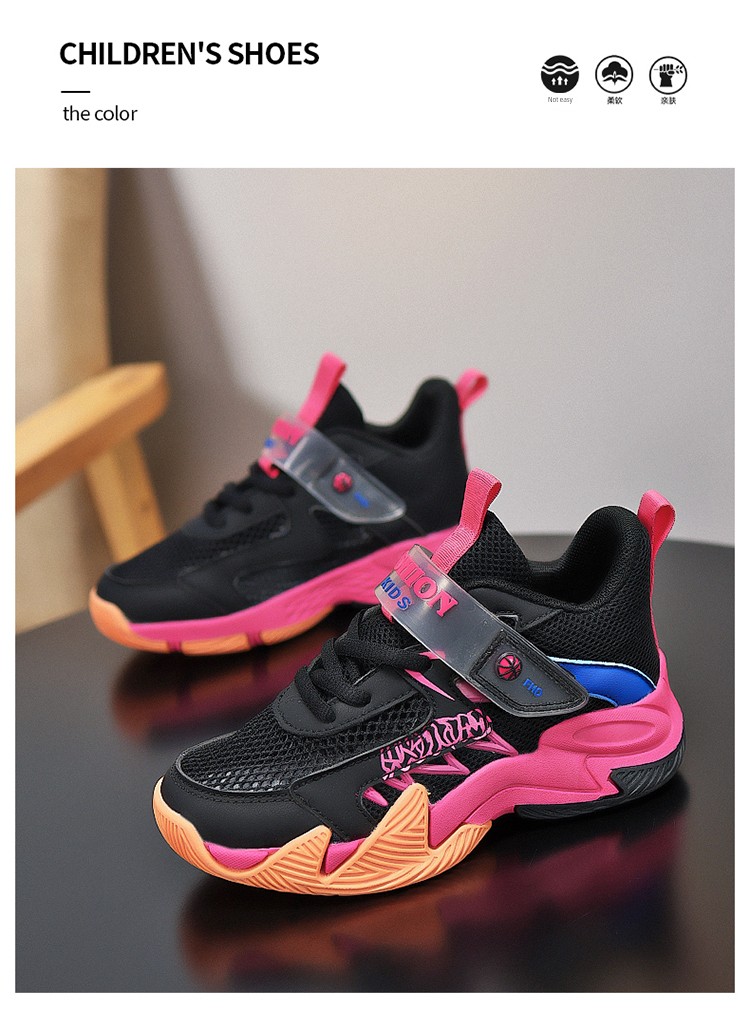 Zurich's New Girls' Sports Shoes for Autumn Are Breathable and Lightweight Children's Shoes for Older Children, Non-Slip and Dirt-Resistant Running Shoes — 15