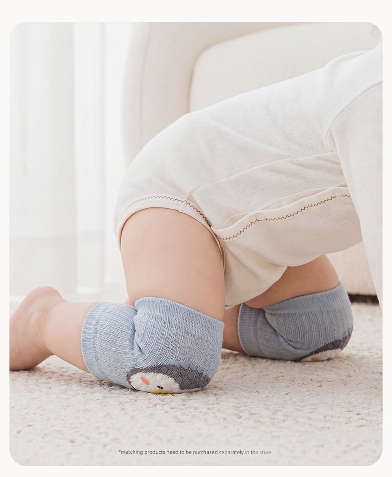 Baby Walking Anti-Fall Protector, All-Season Infant Leg Protection Gear, Knee Crawling Anti-Slip Knee Pads — 17