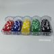 43mm chip coin special chip rack box with lid transparent chip rack storage box round coins chip rack prop plate