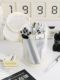 Mesh cylinder pencil bag pen holder stationery bag 2025 new student dual-purpose pencil bag large capacity multi-function transparent can enter the examination room for the college entrance examination special storage bag for three-dimensional simple handheld trumpet