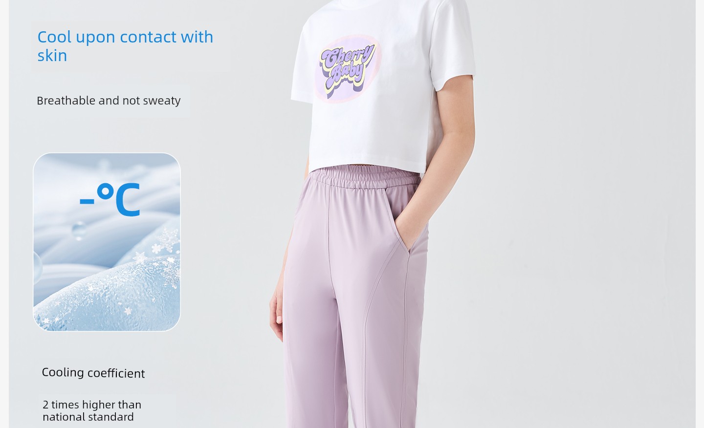 Catman Children's Cooling Sun-Protection Pants, Flared Pants for Older Girls, Lightweight Breathable Summer Long Pants, Slightly Flared Trousers — 7