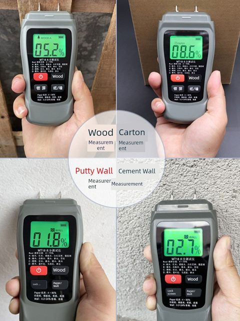 源恒通YHT01水分仪木材纸张纸箱墙体墙面含水率潮湿度水份测试仪
