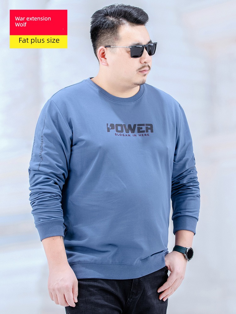 spring Thin money Fattening the fat leisure time Long sleeve Compassionate