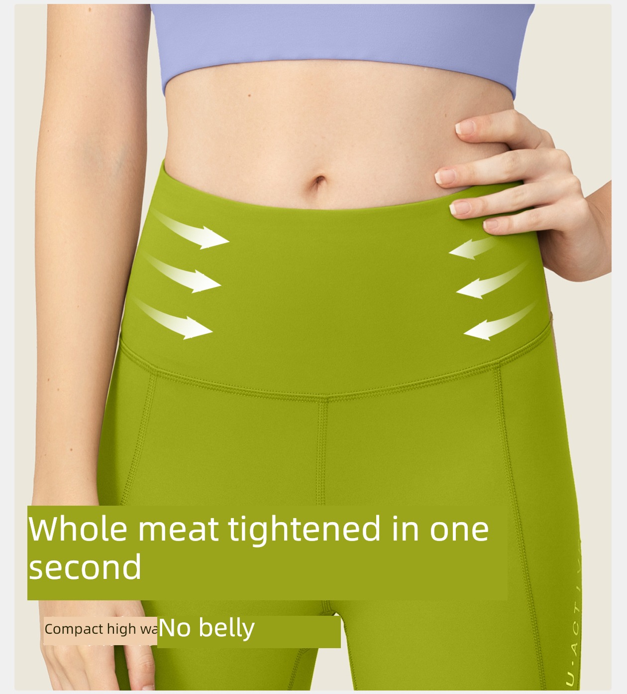 VfU Aerobics High waist The abdomen Buttock lifting Autumn and winter Fitness pants