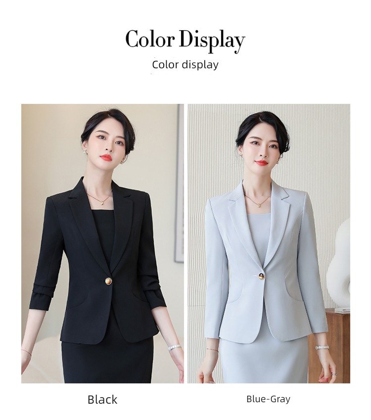 collocation temperament teacher Broadcast Art examination suit loose coat