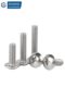 304 stainless steel cross large flat head screw mushroom round head bolt machine wire umbrella head screw M2M3M4M5-M8