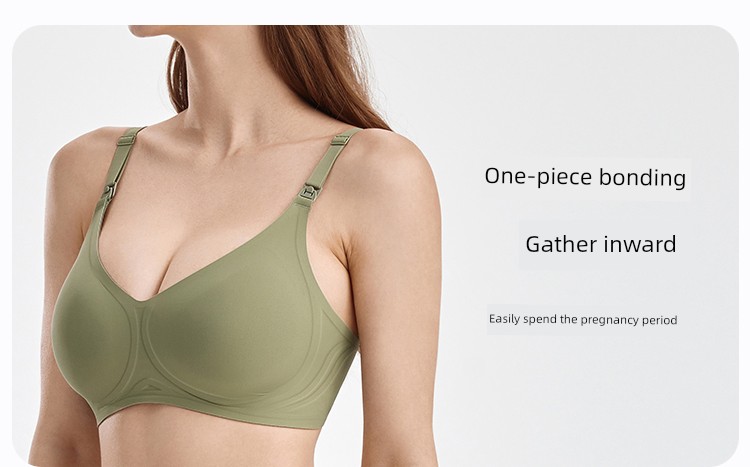 GE Meizi Breastfeeding Intimates Push up and Anti-Sagging Postpartum Feeding Spring and Summer Exclusive for Pregnancy Pregnant Women Bra Seamless — 35