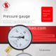 Shanghai Automation Instrument Factory 4 Y-100 ordinary pressure gauge Water pressure gauge Gas pressure gauge Steam pressure gauge