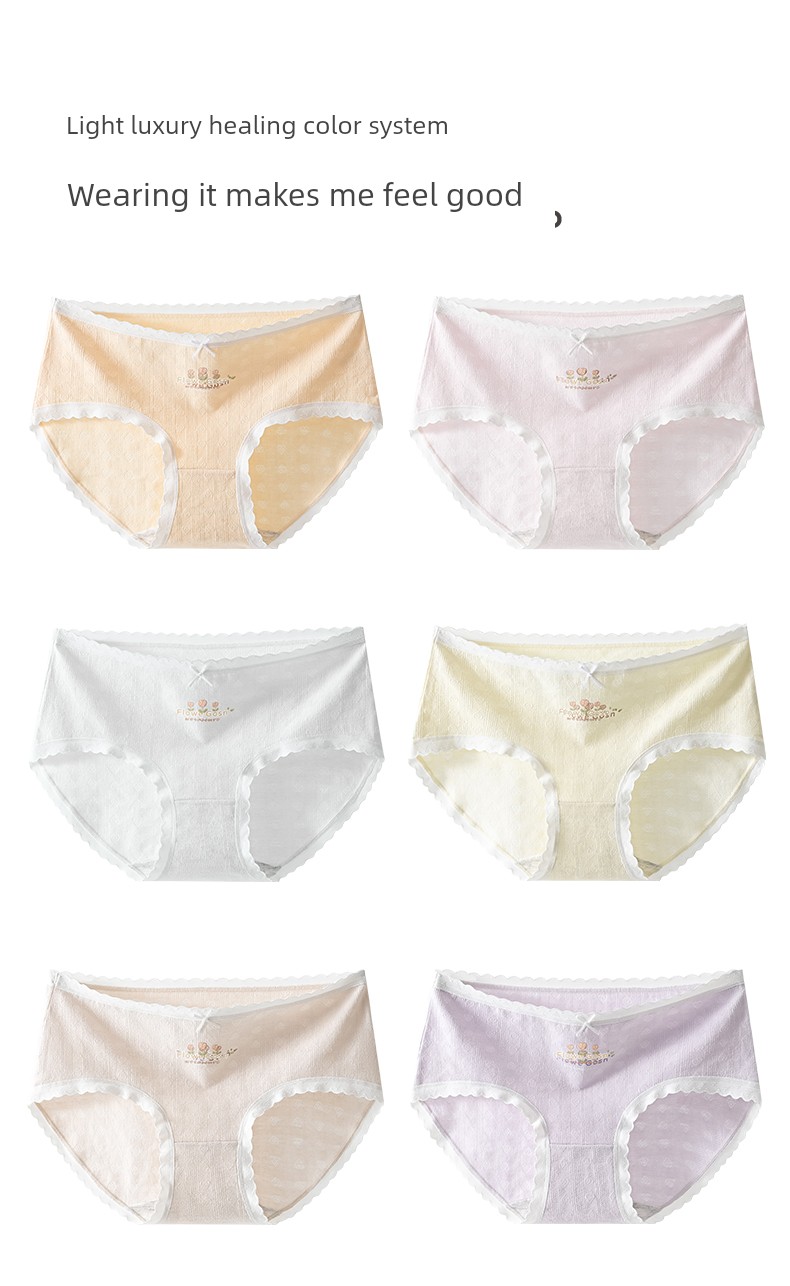 Girl Underwear Children's Development Period 10-14 Years Old Young Adult Primary School Junior High School Students Pure Cotton Summer Kids Briefs — 5