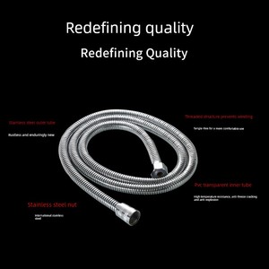 Shower Hose Explosion-Proof Bathroom Shower Pipe Nozzle Universal Connecting Pipe Water Heater Water Pipe Bathroom Heate