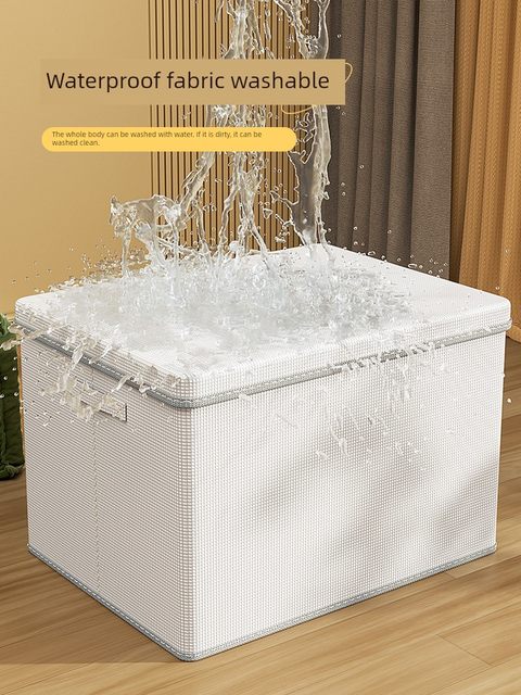 Clothing storage box Household toys wardrobe Organizing box Clothing quilt storage layered artifact Foldable storage box