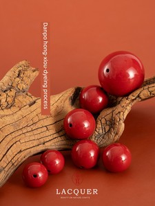 Natural Lacquer Single Bead Necklace Accessory, Fine European-Style Dyed Bracelet Handicraft, Danperhong