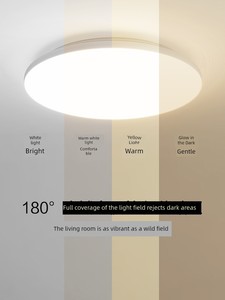 Op Lighting Led Ceiling Light 2026 New Model, Three-Proof Bedroom Light, Round Room Light, Kitchen Light, Balcony Light,