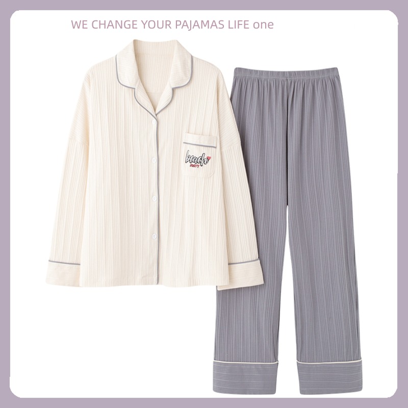 Yu Zhaolin female Cotton Big size Autumn and winter Thin money pajamas