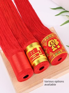 Featured Handicrafts: Chinese Knot Red Pendant, Large-Sized Fortune Character Tassel Pendant, Lantern Tassel Decoration