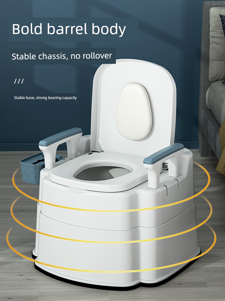 Movable For Home Elderly Deodorizing Filter Indoor Toilet — 2