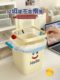 Desktop trash can small mini cute high-value storage barrel with pressing circle dormitory living room office wastebasket