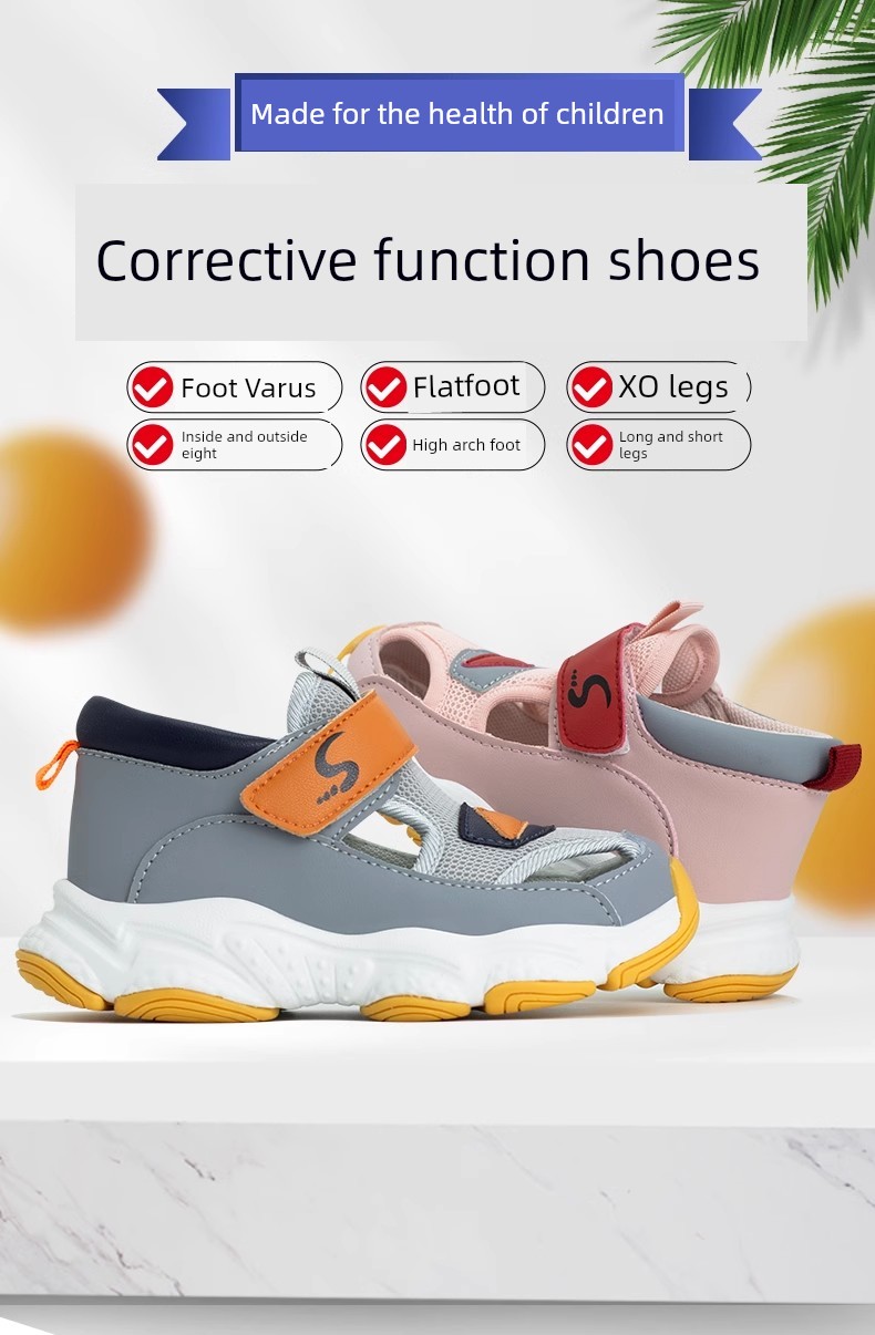 Kids Flat Foot Correction Sandals Inner and Outer Eight Characters Correction Coolname Sneaker Baby Foot Valgus Tiptoe Arch Supporter — 4