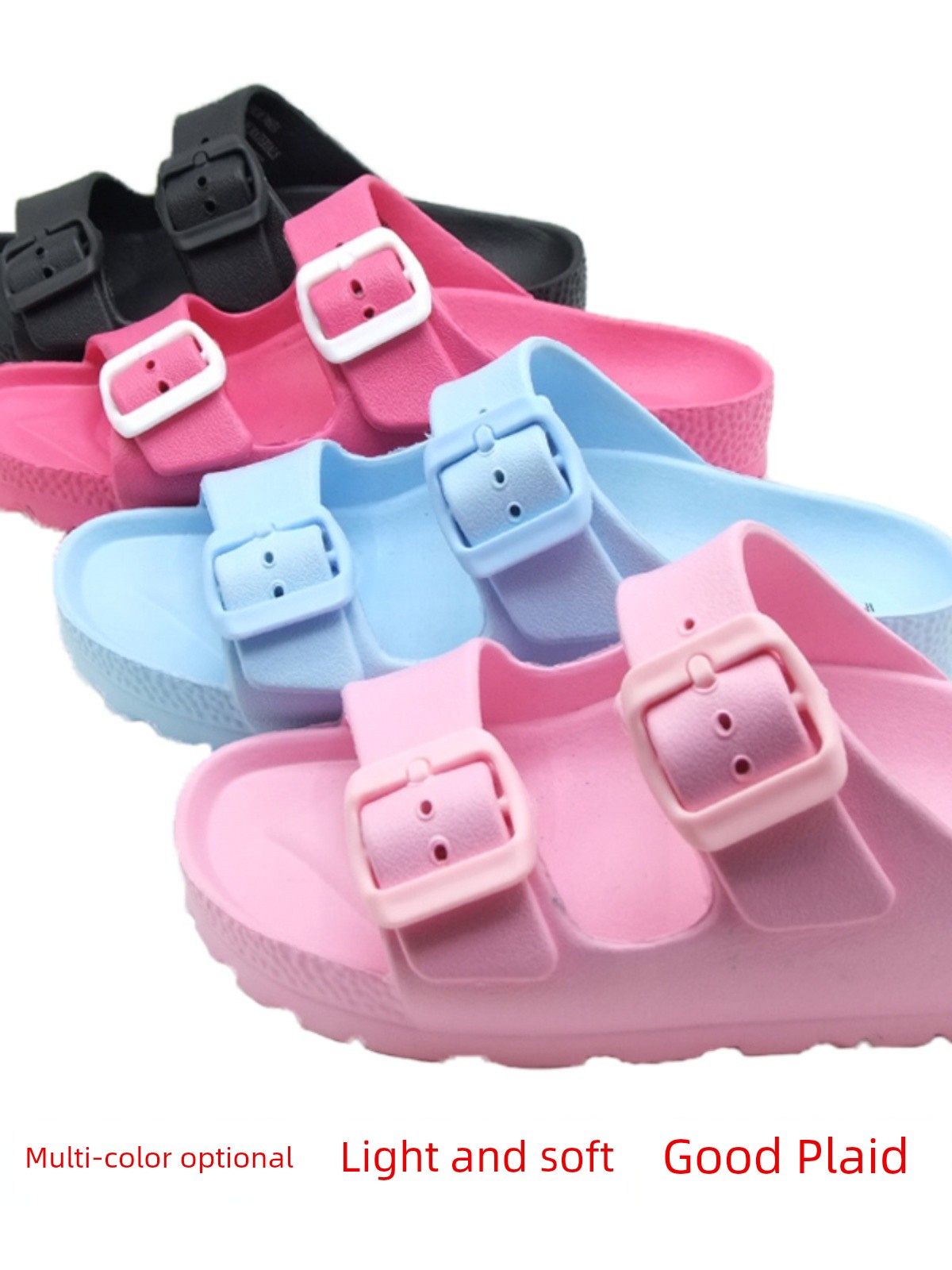 Kids Buckle Stylish Trendy Flats Non Slip Sandals