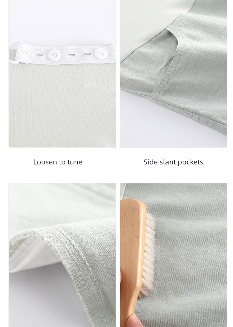 Summer Outwear Thin Pure Cotton Shorts for Pregnant Women — 18