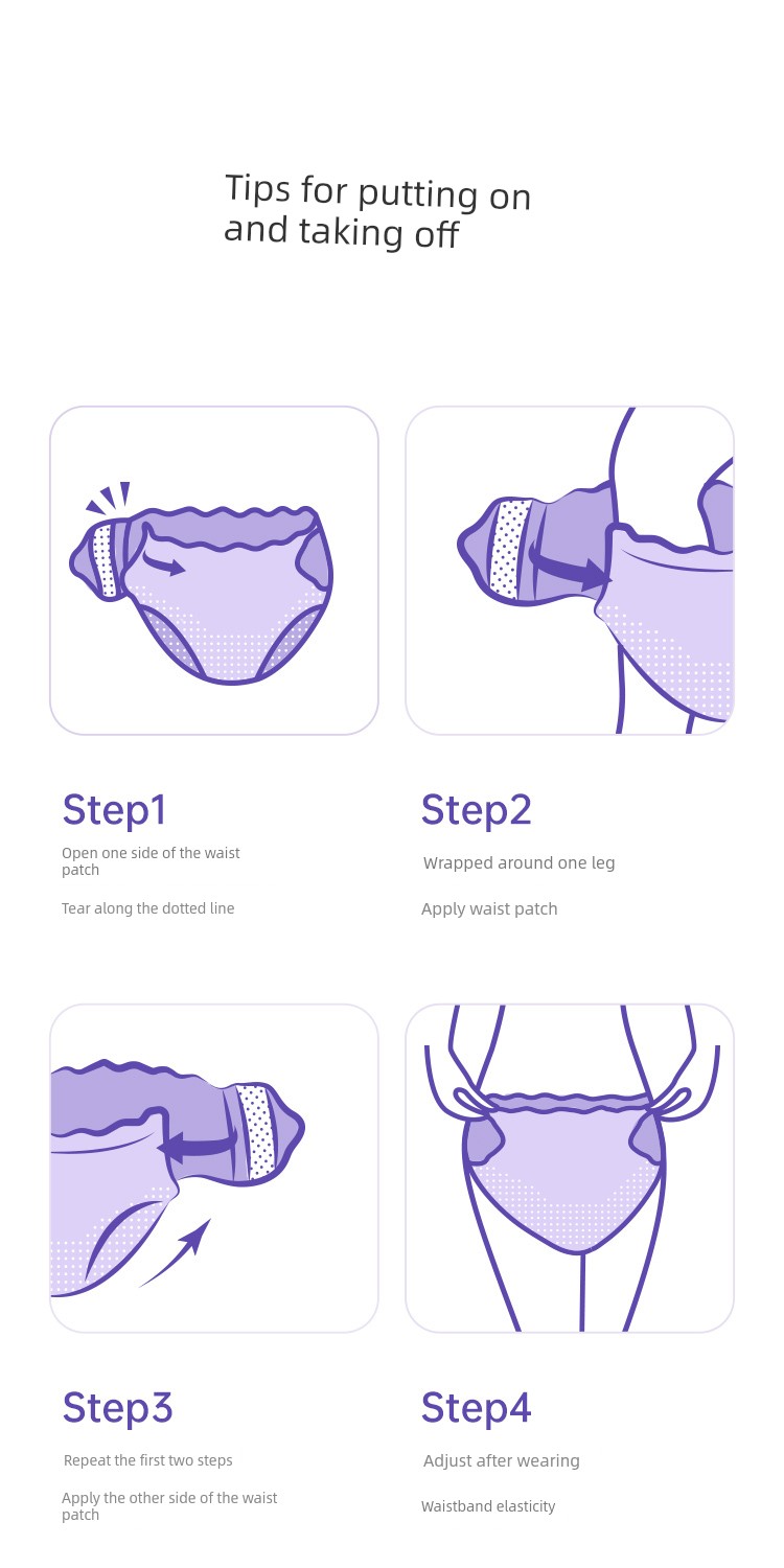 Maternity Sleep Pants Postpartum Sanitary Napkins Pull-Up Pants for Mothers Special Menstrual Pads Leak-Proof Comfort Pants for Expelling Lochia — 17