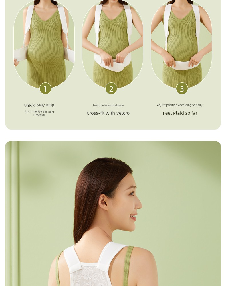 October Crystalline Late Pregnancy Multi-Functional Minimalist Abdominal Belt — 37