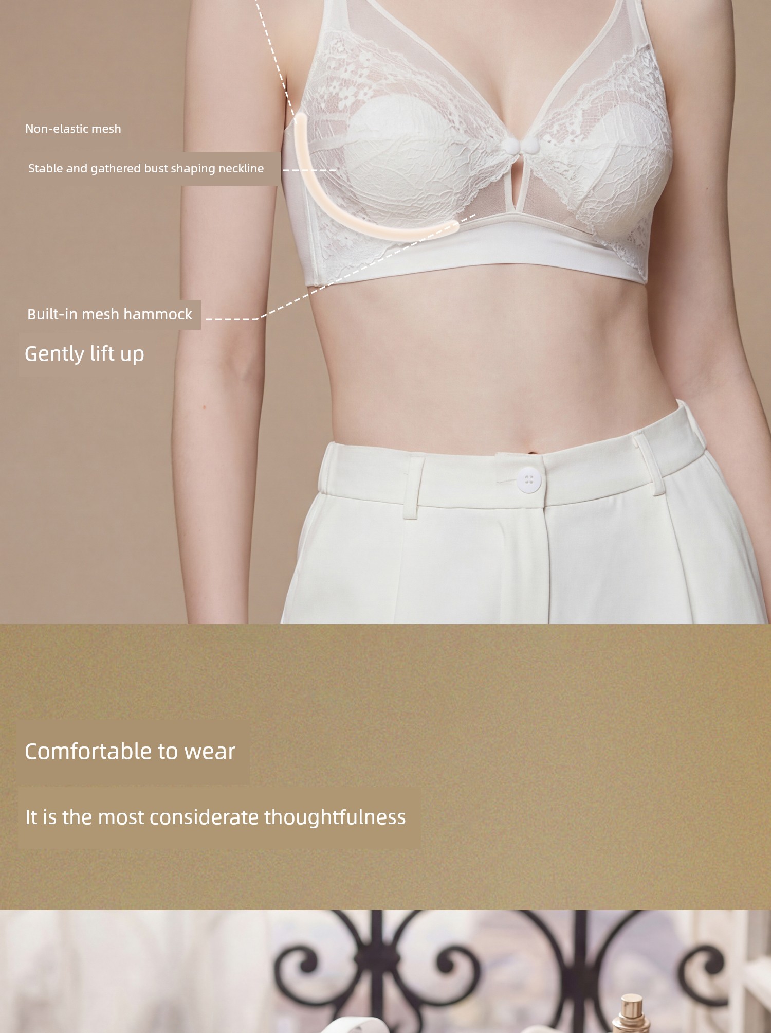 Breastfeeding Bra, Summer Thin Style, Special Anti-Sagging Front-Opening Bra for Postpartum Breastfeeding, Ultra-Thin Breathable Maternity Bra — 8