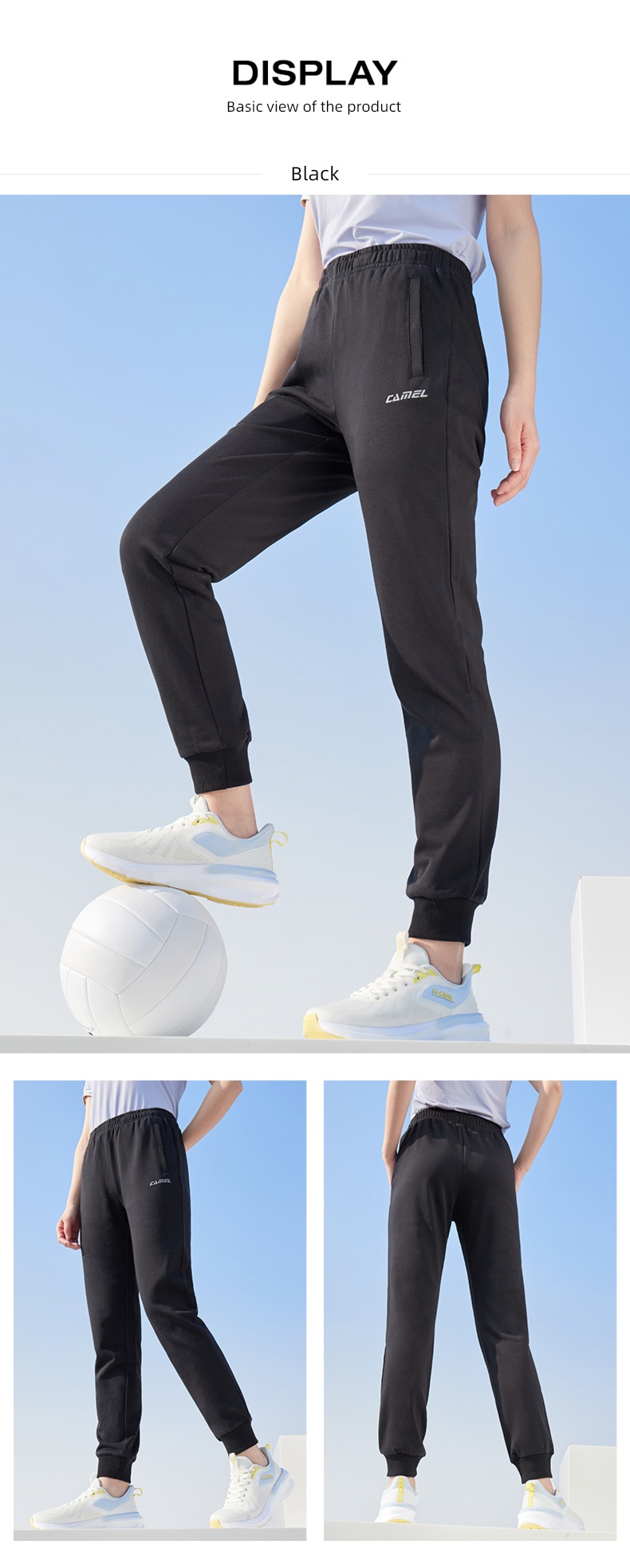 camel man Thin money Bodybuilding Tie one's feet female Knitted pants